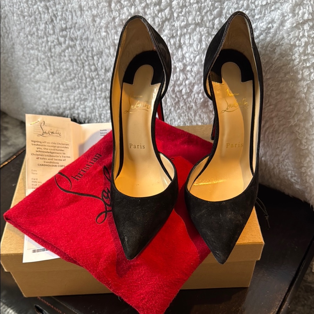 Christian Louboutin Black Stiletto Heels